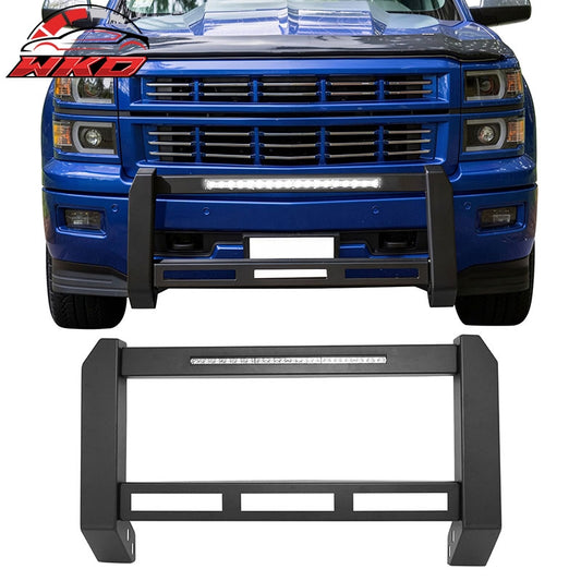 Wholesale 07-19 Chevrolet Silverado GMC Sierra 1500 Bull Bar Grille Guard W/LED Light