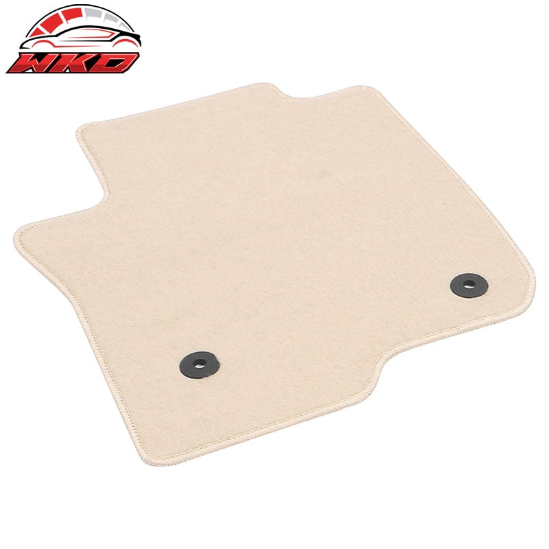 Fits 21-23 Chevrolet Suburban Tahoe GMC Yukon Nylon Floor Mats Carpet Beige 4PCS