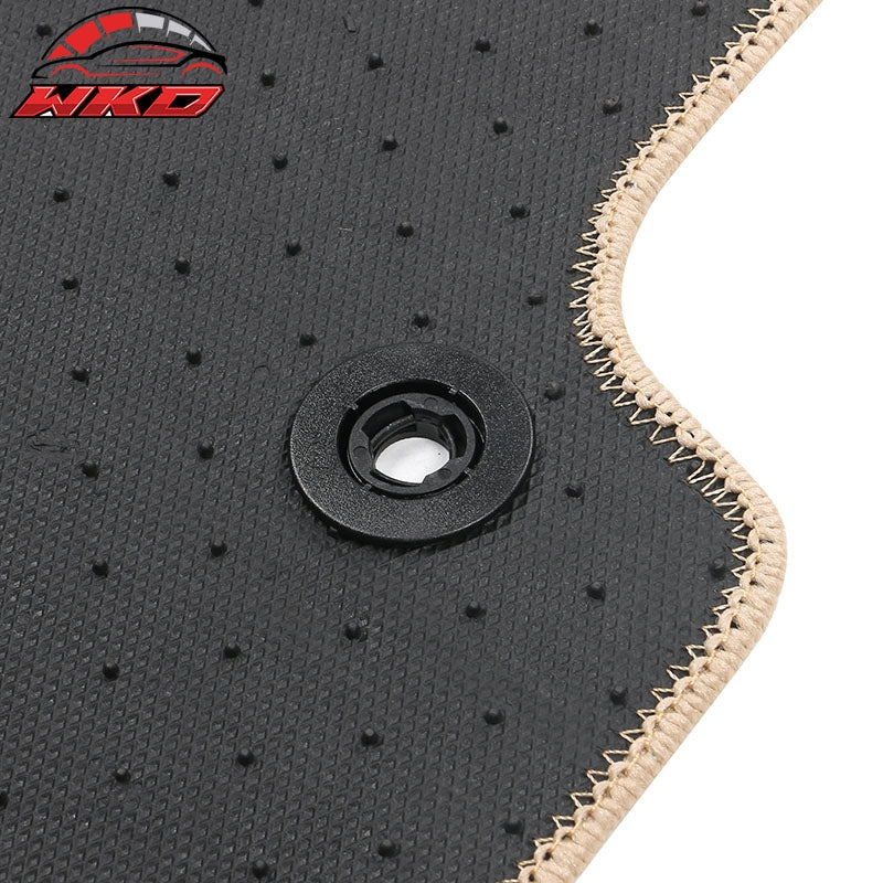 Fits 21-23 Chevrolet Suburban Tahoe GMC Yukon Nylon Floor Mats Carpet Beige 4PCS