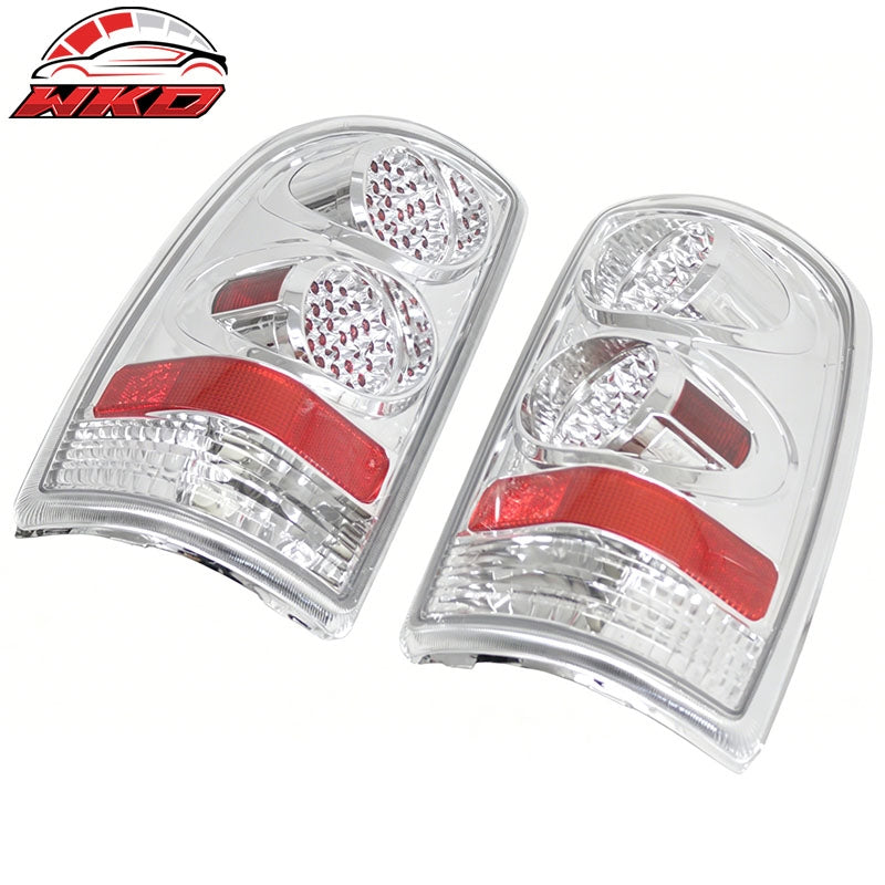 Fits 00-06 Chevrolet Suburban Yukon Tahoe Tail Lights Rear Brake Lamp Clear Lens