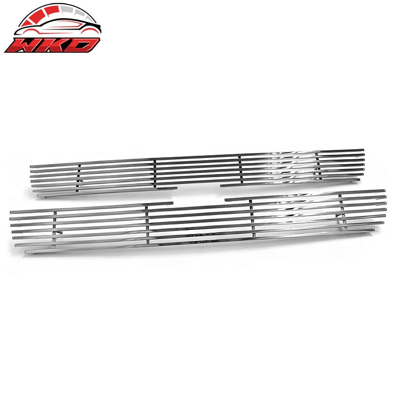 For 06-08 Chevrolet Trailblazer Chrome Billet Front Upper Grille Stainless Steel