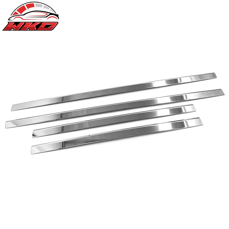 Fits 02-09 Chevrolet Trailblazer Window Belt Molding Trim Stainless Steel 4PCS