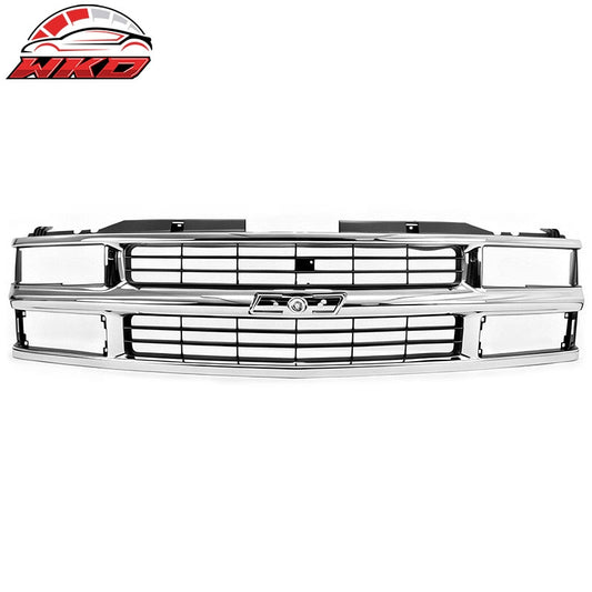 Wholesale For 94-00 Chevy C/K& 95-99 Tahoe Chrome Front Upper Grille Bumper Radiator Grill - Wikond Auto