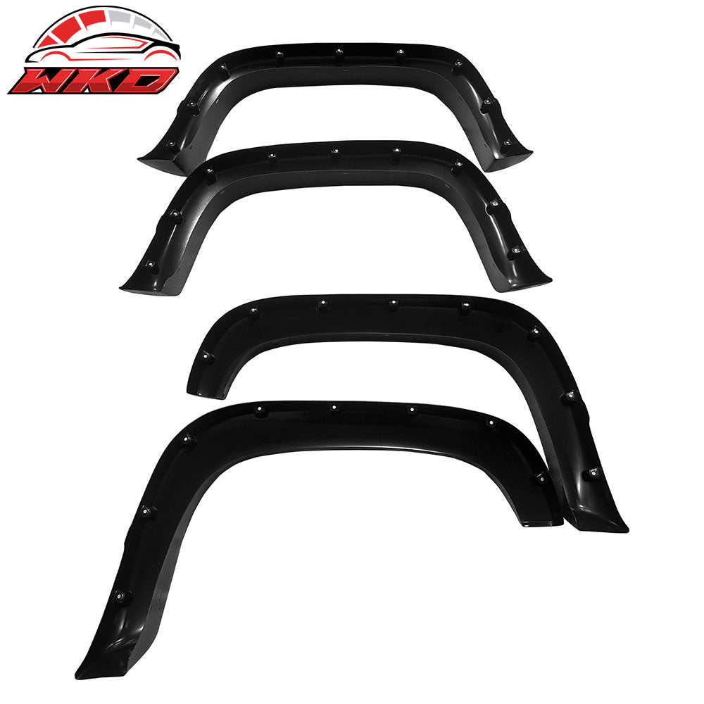 For 88-98 Chevy C10/CK Pickup Fullsize 92-94 Blazer Bolt Style Fender Flares ABS