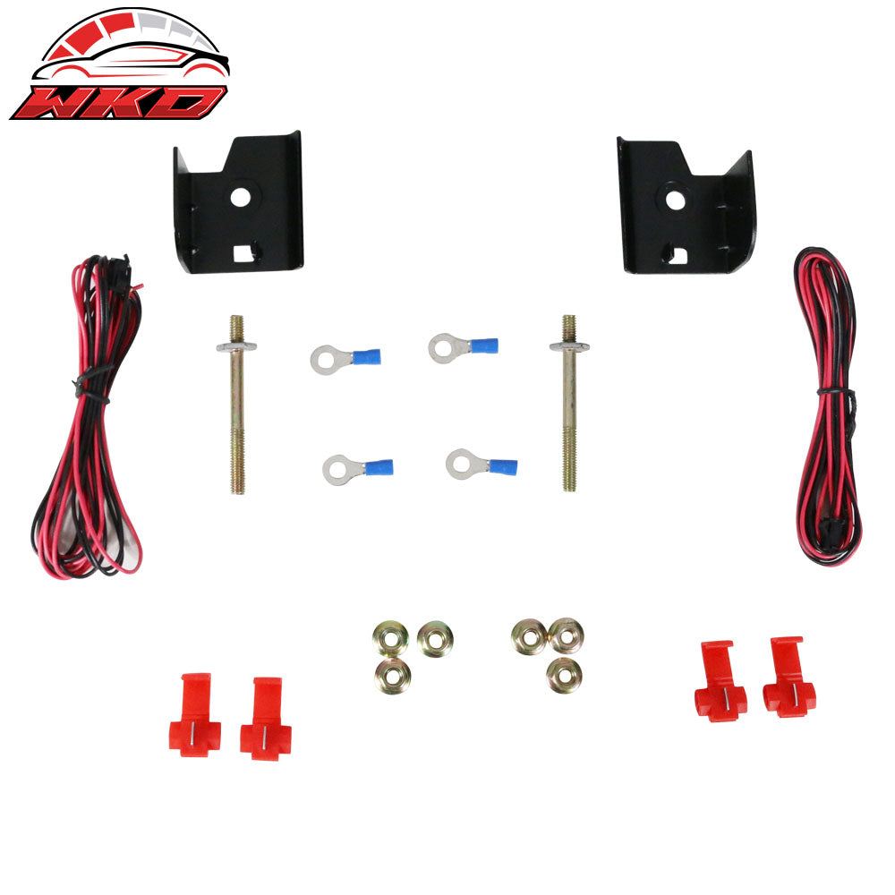 Fits 88-98 Chevy C/K C10 1500 2500 3500 Manual Towing Side Mirrors & LED Signal