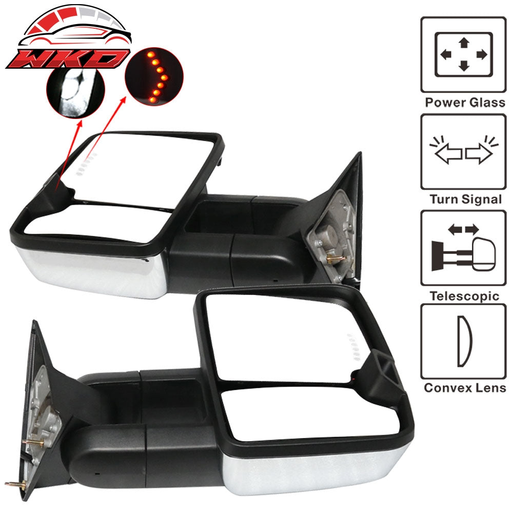 Wholesale 88-98 C1500 Towing Mirrors Power Turn Signal Arrow Clearance Lamp Chrome