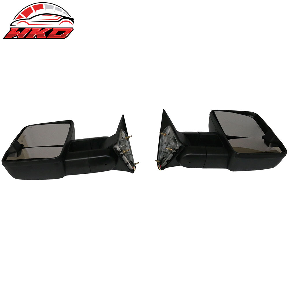 Fits 88-98 C1500 Towing Mirrors Power Turn Signal Arrow Clearance Light Pair