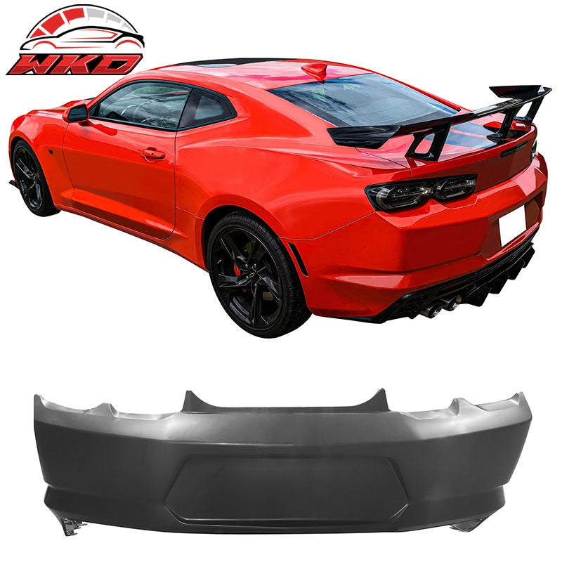 Wholesale 16-18 Chevy Camaro 19 ZL1 Style Fold Rear Bumper Cover Conversion PP - Wikond Auto