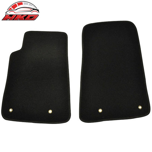 Wholesale 10-15 Chevy Camaro Floor Mats Nylon Black Non-Slip Auto Carpets 2PC Set