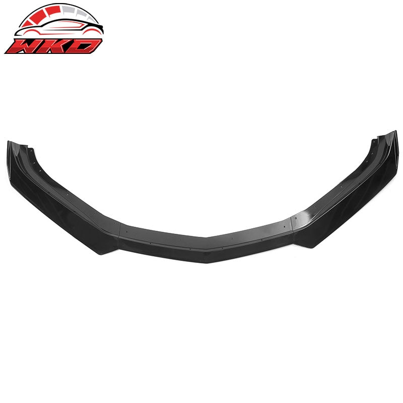 Fits 16-24 Chevy Camaro Front Bumper Lip 1LE Style Spoiler Gloss Black Splitter