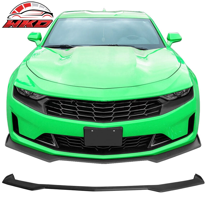 Wholesale 16-24 Chevy Camaro Front Bumper Lip 1LE Style Spoiler Matte Black Splitter