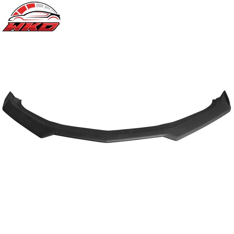 Fits 16-24 Chevy Camaro Front Bumper Lip 1LE Style Spoiler Matte Black Splitter