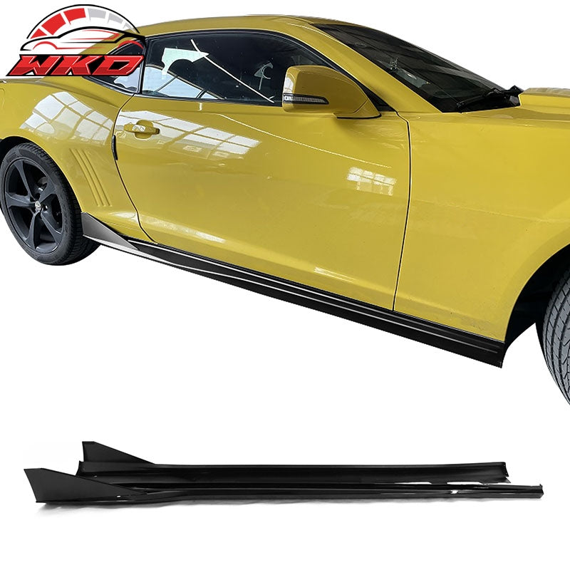 Wholesale 16-24 Chevy Camaro Ikon V3 Style Gloss Black Side Skirts Rocker Panel 4PC PP