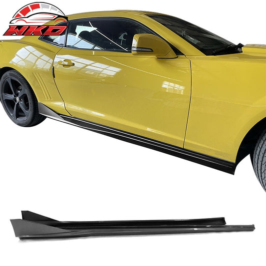 Wholesale 16-24 Chevy Camaro Ikon V3 Style 4PCS Side Skirts Carbon Fiber Print PP