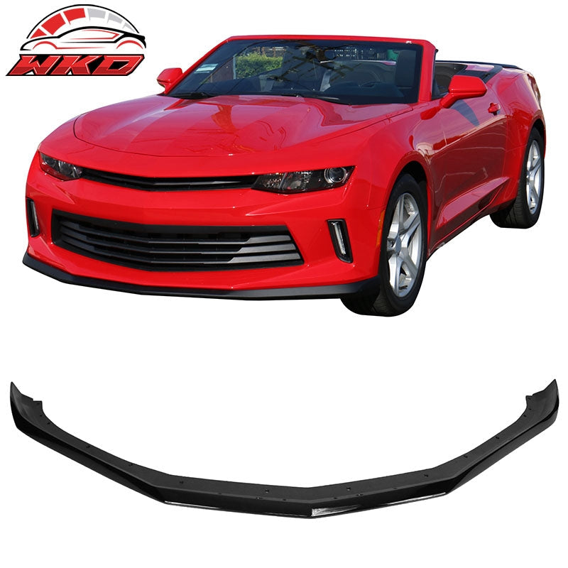 Wholesale 16-18 Chevy Camaro LT OE Style Front Bumper Lip Chin Spoiler Gloss Black ABS