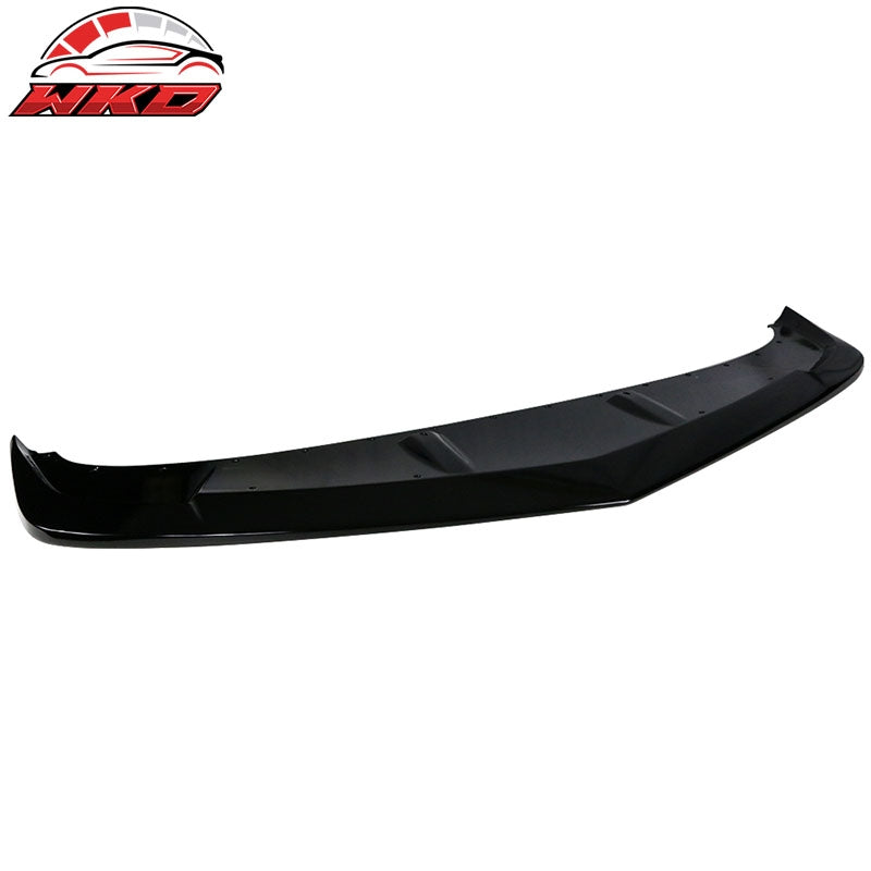 Fits 14-15 Chevy Camaro SS A Style Front Bumper Lip Gloss Black - PP