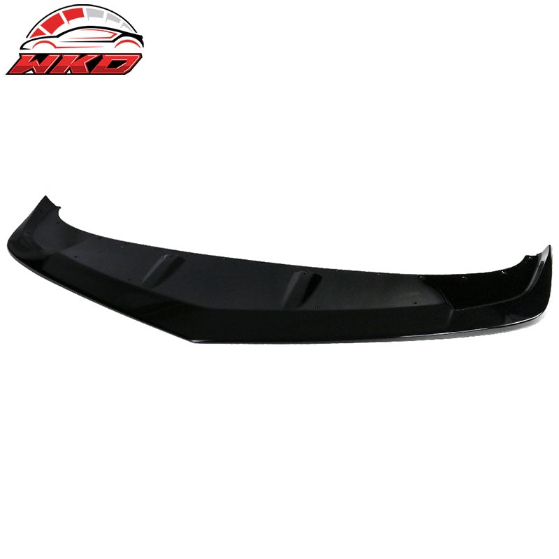 Fits 14-15 Chevy Camaro SS A Style Front Bumper Lip Gloss Black - PP