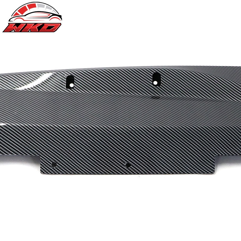 For 10-15 Chevy Camaro IKON V3 Style Side Skirts Extension Carbon Fiber Print PP