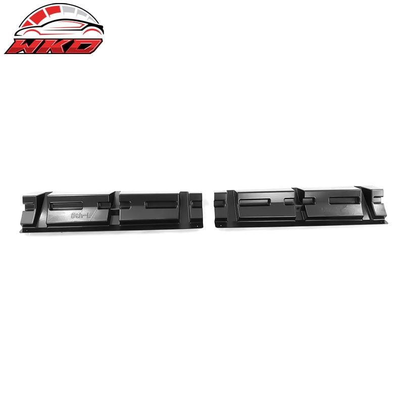 Fits 10-15 Chevy Camaro Matte Black PP Side Skirts Rocker Panel IKON V3 Style