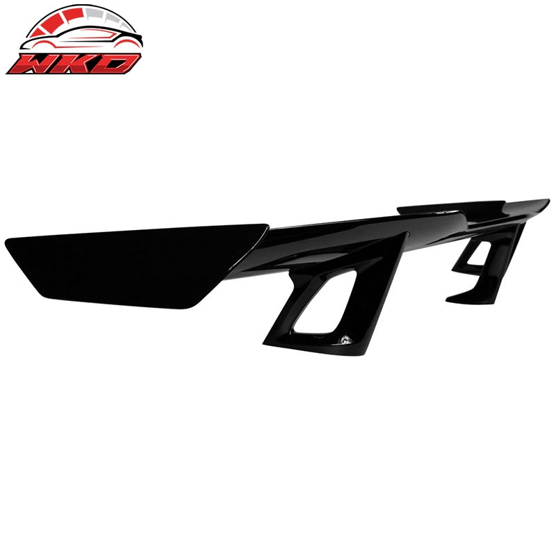 Fit 16-24 Chevy Camaro ZL1 1LE Style Rear Trunk Spoiler Wing Lip ABS Gloss Black