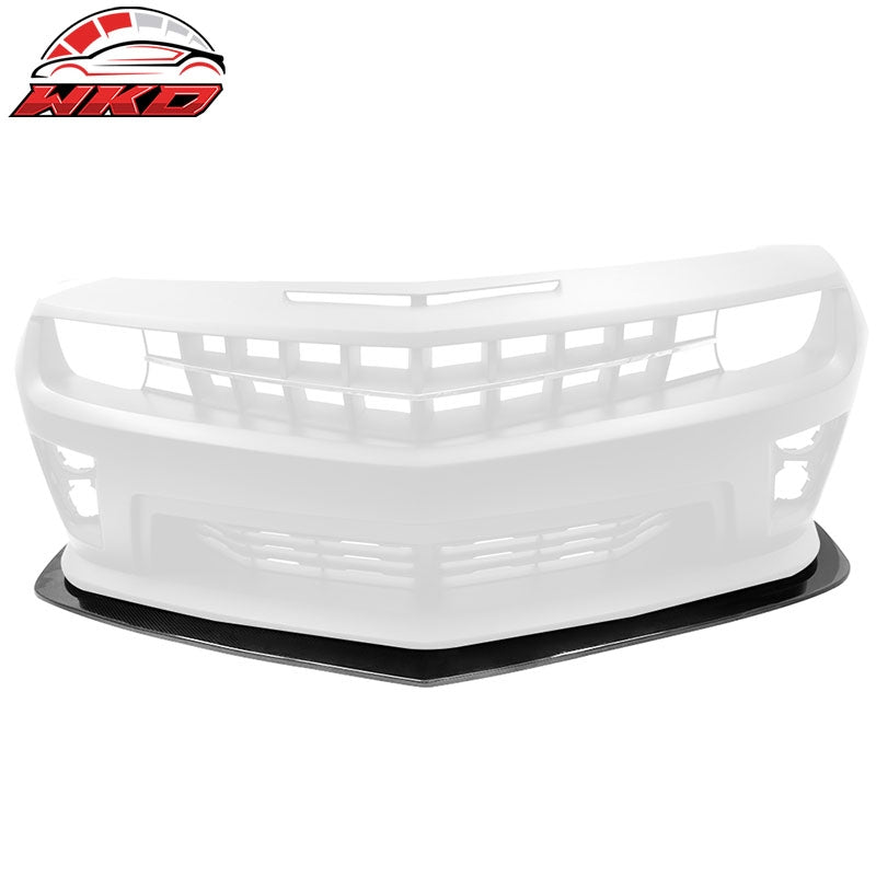 Fits 10-15 Chevy Camaro ZL1 DS Style Carbon Fiber Front Bumper Lip Chin Spoiler