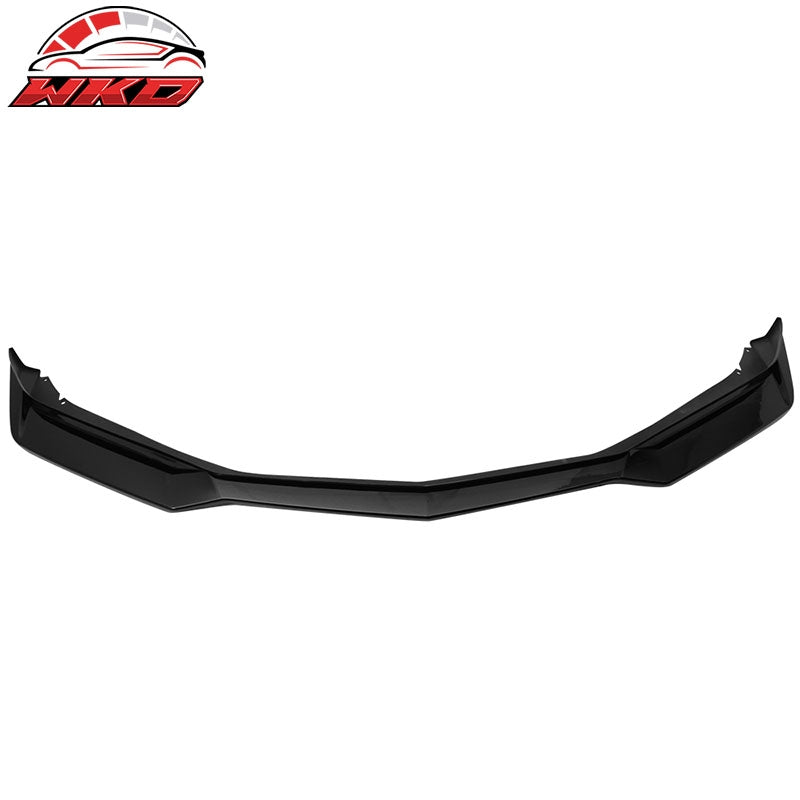 Fits 16-18 Chevy Camaro ZL1 Style Front Bumper Lip PP Gloss Black