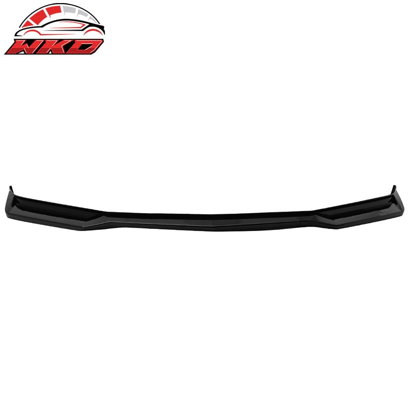 Fits 16-18 Chevy Camaro ZL1 Style Front Bumper Lip PP Gloss Black