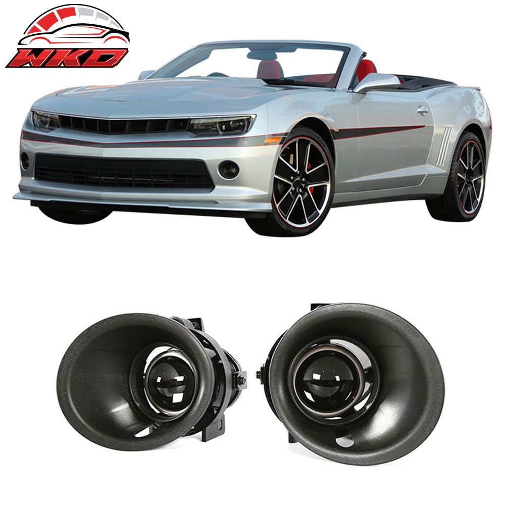Fits 14-16 Chevrolet Camaro Assembly Replacement Fog Lights Lamps In Pair