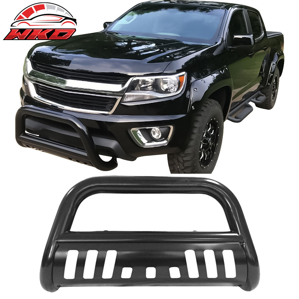 Fits 15-18 Colorado /GMC Canyon 3" Bull Bar Front Bumper Brush Push Grille Guard