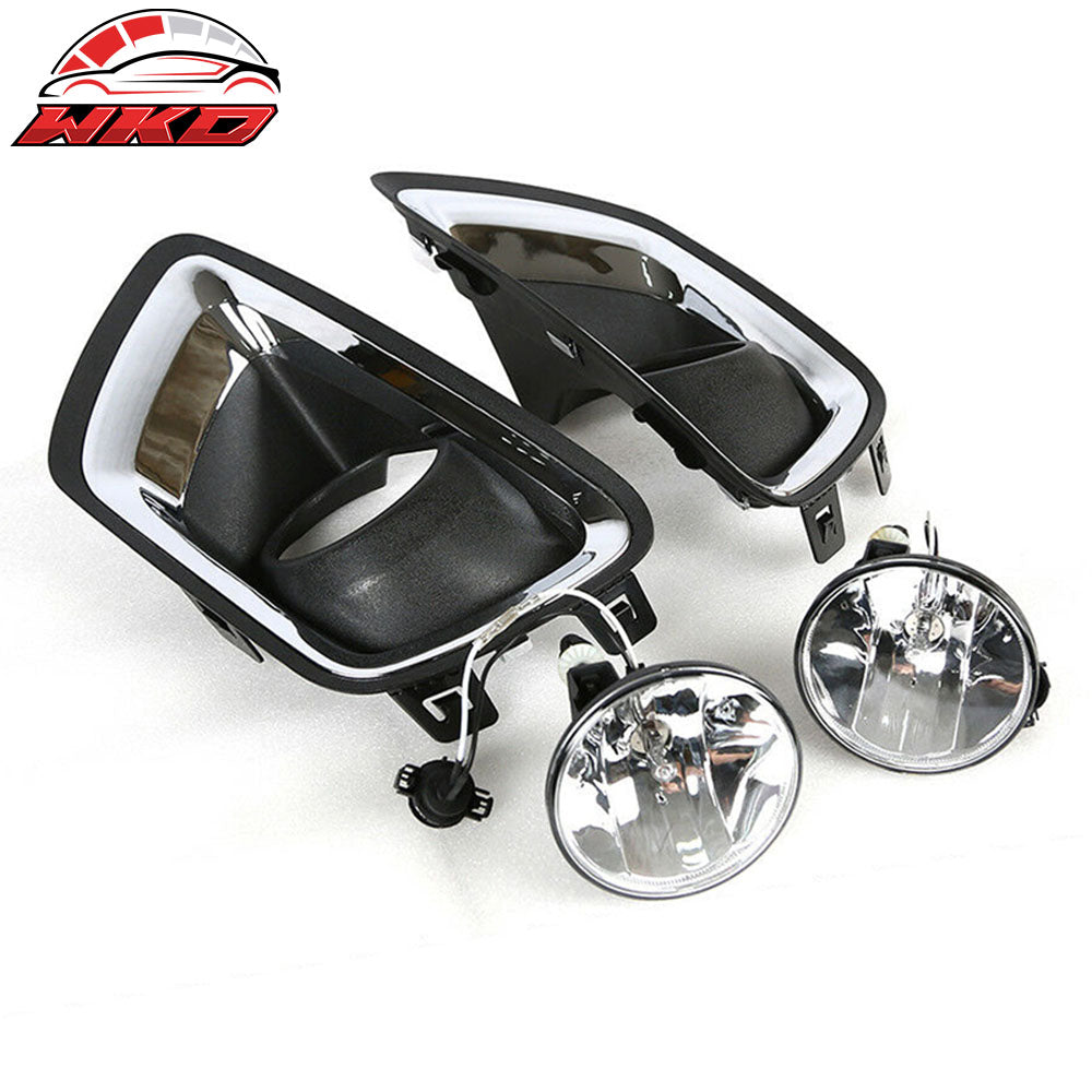 Fits 15-22 Chevy Colorado GMC Canyon Assembly Replacement Fog Lights Lamps 2PC