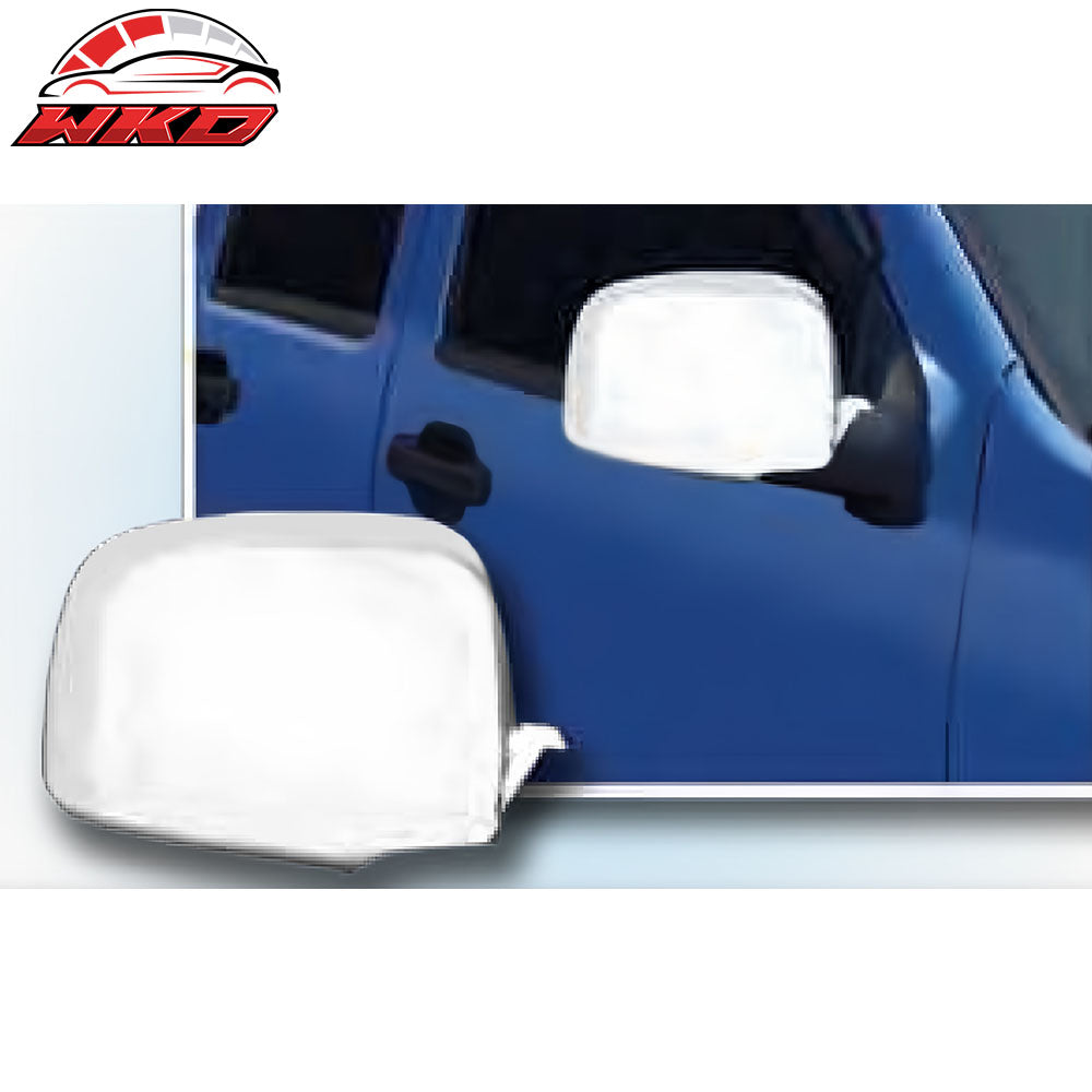 Fits 04-12 Chevy Colorado 2PCS Side Rearview Mirror Cover Cap Replacement Chrome