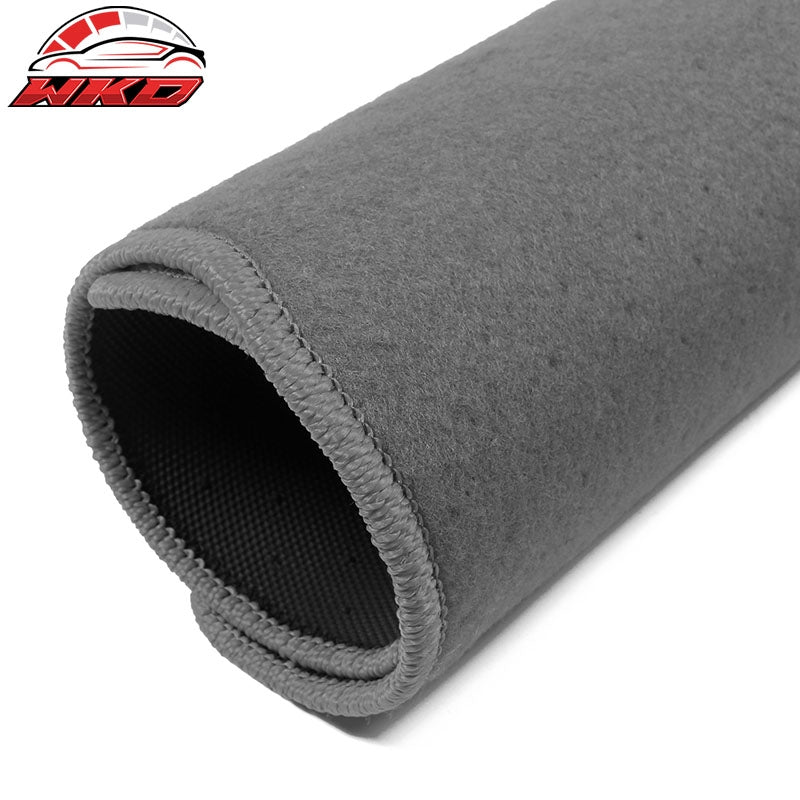 Fits 05-13 Chevy Corvette C6 Car Floor Mats Liner Front Nylon Grey Carpets 2PC