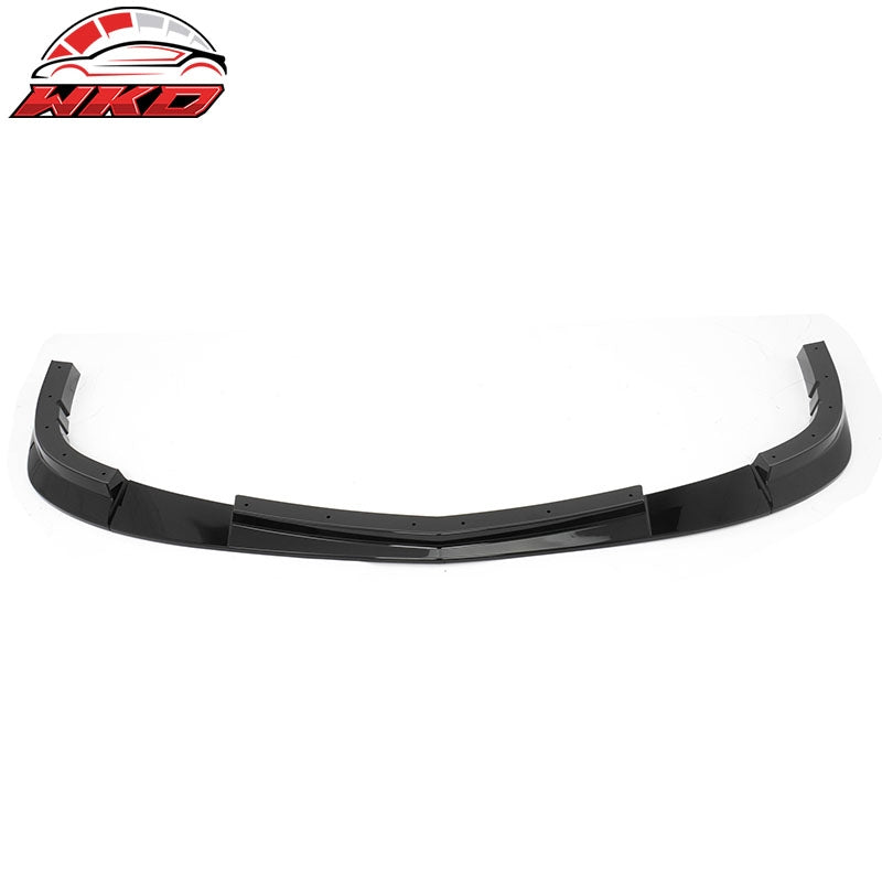 Wholesale 06-13 Chevy Corvette C6 Front Bumper Lip ZR1 Style 3PC Spoiler Gloss Black - Wikond Auto