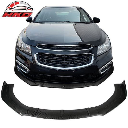 Wholesale 16-18 Chevy Cruze Front Bumper Lip Spoiler 3PC Splitter Carbon Fiber Print