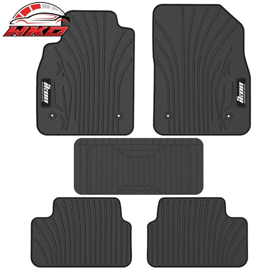 Wholesale 08-16 Chevy Cruze Latex Car Floor Mats Liner All Weather Black Carpet 5PC