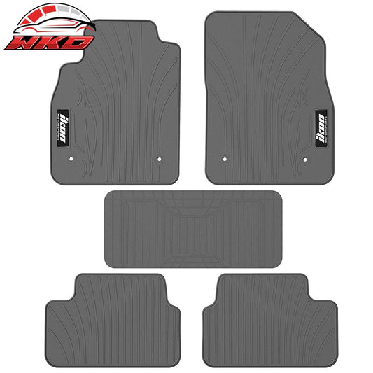 Wholesale 08-16 Chevy Cruze Latex Car Floor Mats Liner All Weather Gray Carpet 5PC