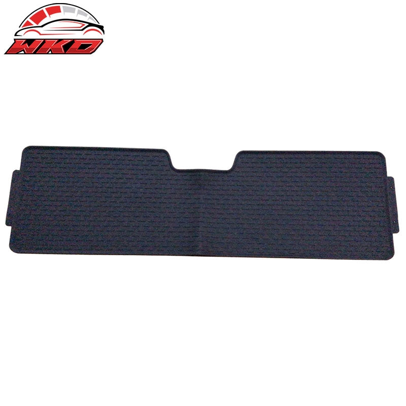 Fits 18-24 Chevy Equinox Black Rubber All Weather Floor Mats