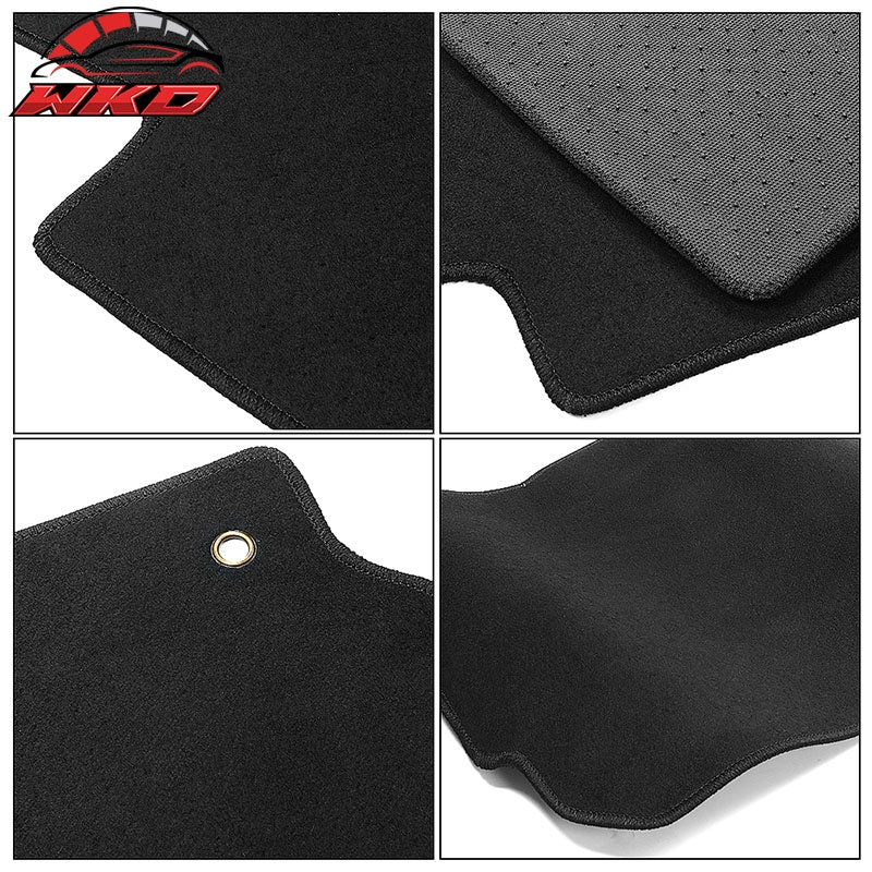 Fits 18-24 Chevy Equinox Car Floor Mats Front Rear 3PC Carpet Liner Black Set