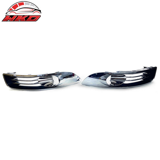 Wholesale 06-12 Chevy Impala 2PCS Front Bumper Fog Light Lamp Bezel Cover Trim Chrome - Wikond Auto