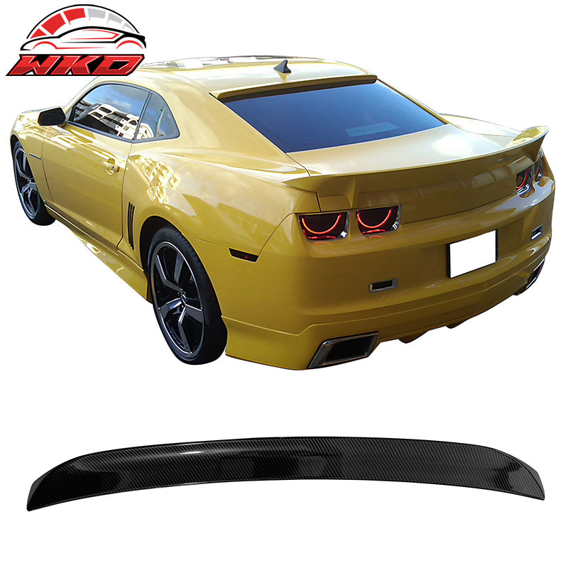Wholesale 10-15 Chevy Camaro Coupe Roof Spoiler Carbon Fiber Print Window Wing Visor