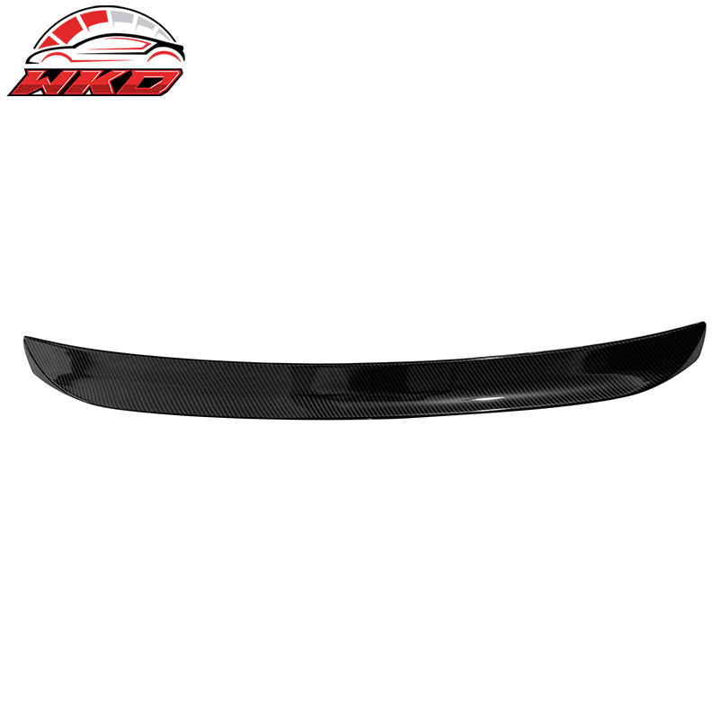 For 10-15 Chevy Camaro Coupe Roof Spoiler Carbon Fiber Print Window Wing Visor