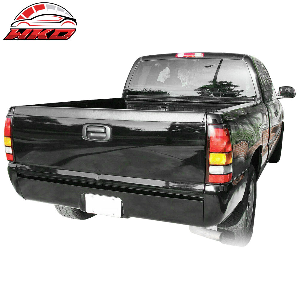 Fits 94-03 Chevrolet S10 GMC Sonoma Unpainted Rear Bumper Roll Pan Fleetside