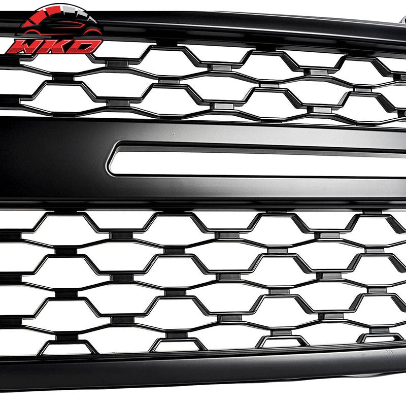 Fits 05-07 Chevy Silverado 1500 2500HD 3500 Front Upper Grille Matte Black