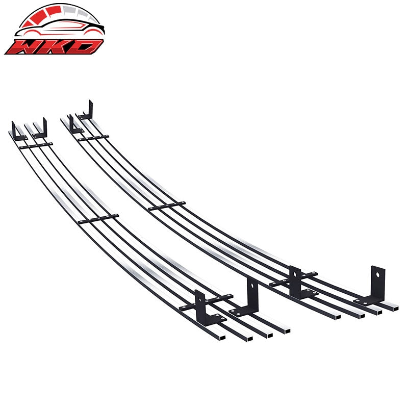 Fits 99-02 Chevy Silverado 1500 Billet Style Front Upper Grille Insert Chrome