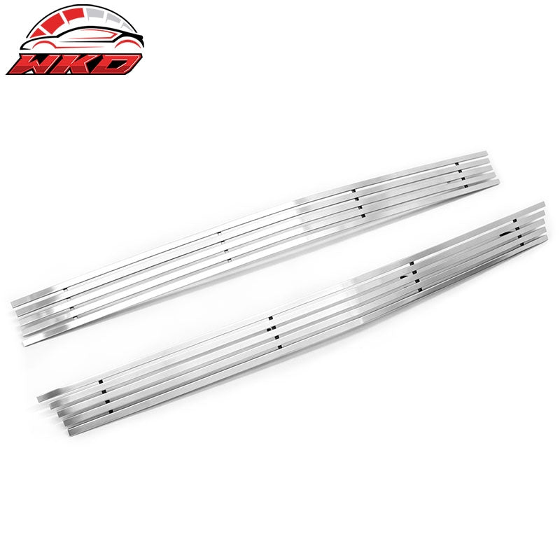 Fits 99-02 Chevy Silverado 1500 Billet Style Front Upper Grille Insert Chrome