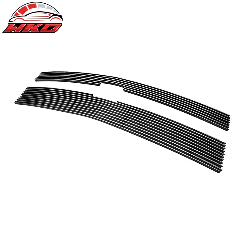 Fits 14-15 Chevy Silverado 1500 Billet Style Front Upper Grille Insert Chrome