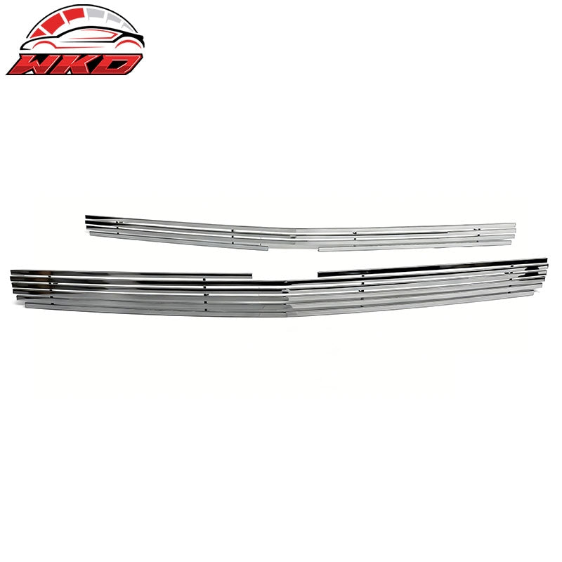 Fits 07-13 Chevy Silverado 1500 Chrome Billet Front Upper Grille Stainless Steel
