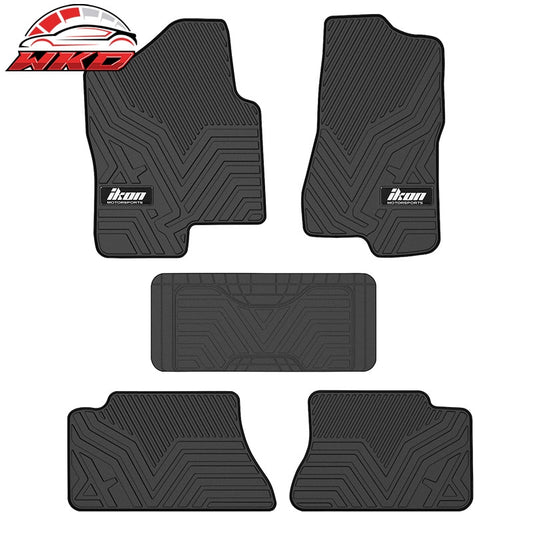 Wholesale 99-06 Chevy Silverado 1500 Crew Cab Latex Floor Mats All Weather Carpets 5PC