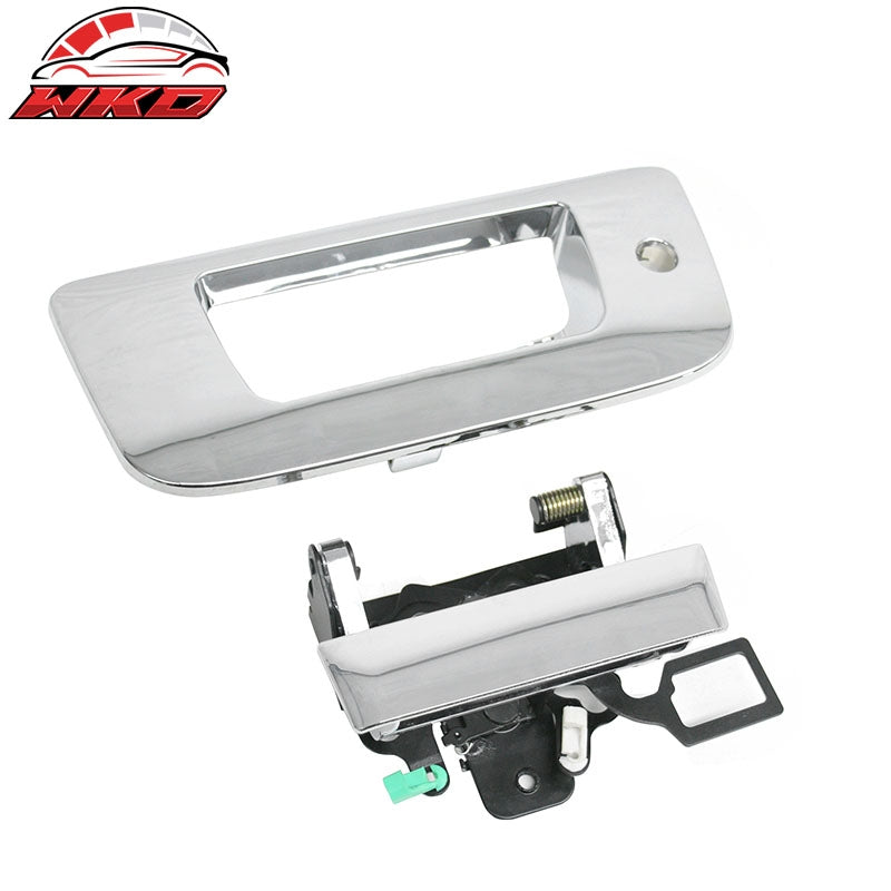 Fits 07-13 Chevy Silverado GMC Sierra 1500 Chrome Tailgate Door Handle Cover ABS