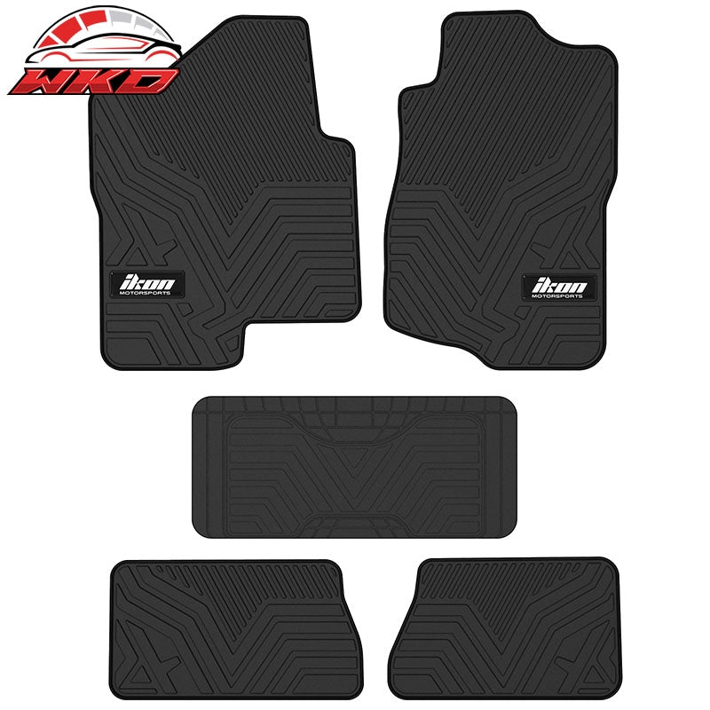 Wholesale 07-13 Chevy Silverado Latex Floor Mats Liner All Weather Carpets Black 5PC